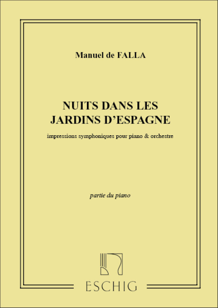 Nuits dans les jardins d'Espagne