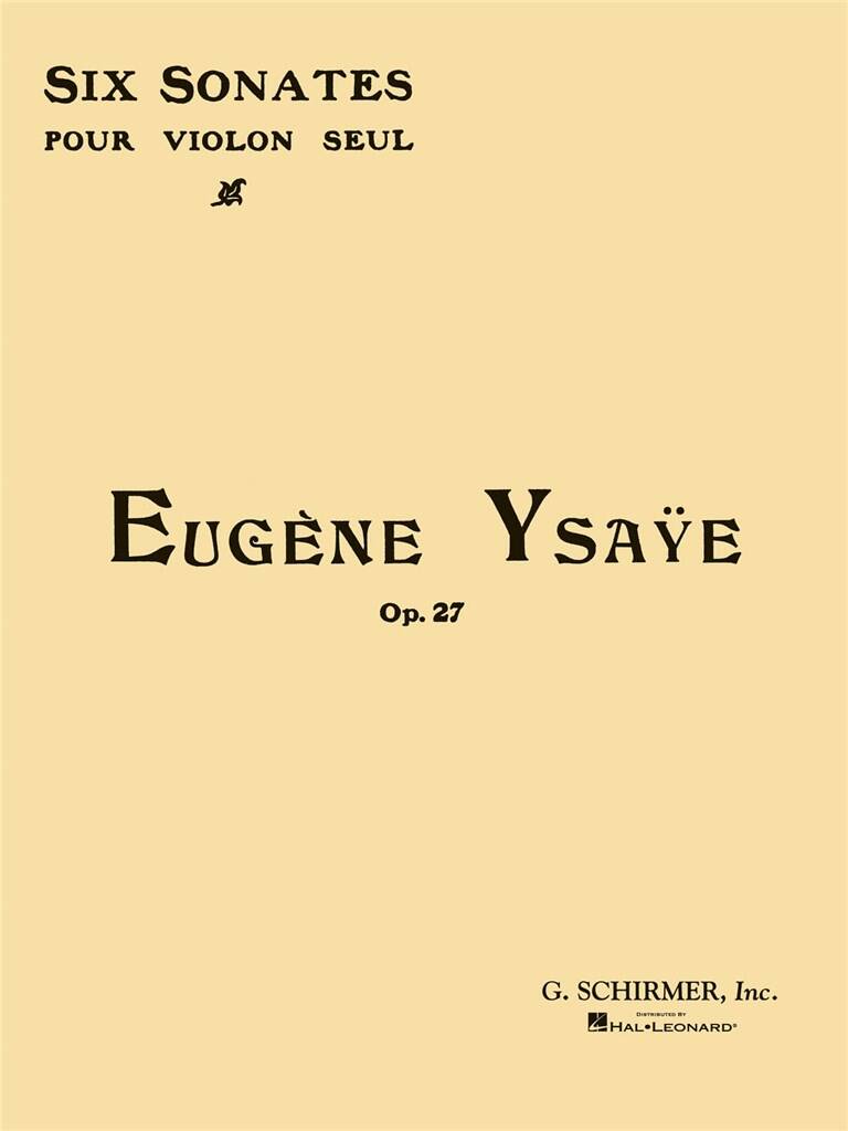 6 Sonaten op. 27
