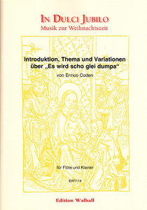 Introduktion, Thema und Variationen über "Es wird scho glei dumpa"