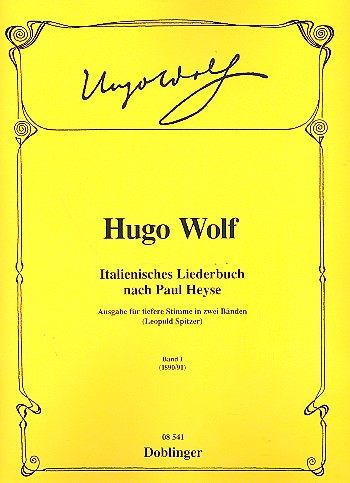 Italienisches Liederbuch nach Paul Heyse, Band 1