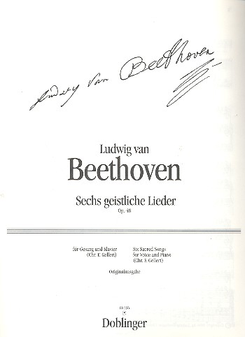 6 geistliche Lieder, op. 48