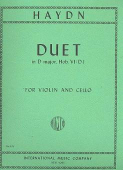 Duett D-Dur Hob. VI:D1