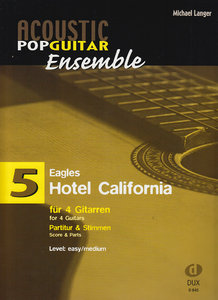 Hotel California - Acoustic Pop Guitar Ensemble 5