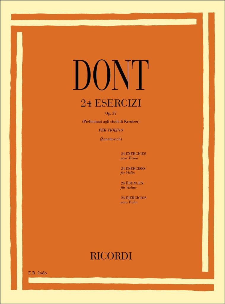 24 Esercizi op. 37