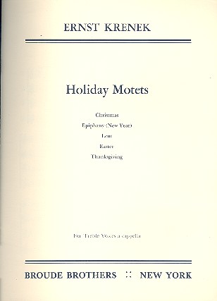 Holiday Motets