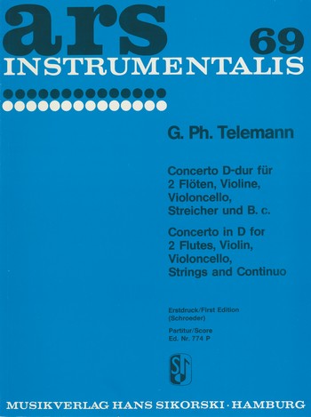 Konzert für 2 Flöten, Violine und Violoncello D-Dur