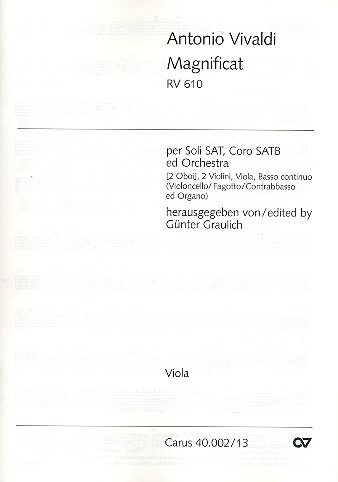 Magnificat, RV 610
