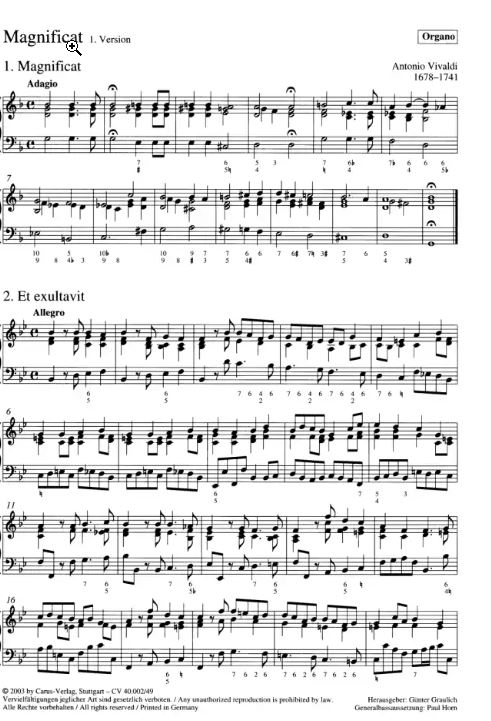 Magnificat, RV 610