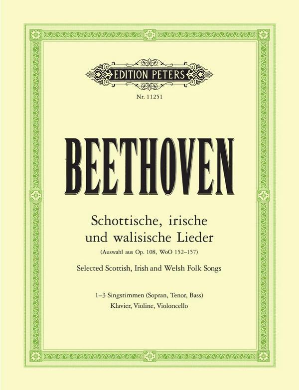 Schottische, irische und walisische Lieder. Auswahl aus op. 108, WoO 152-157