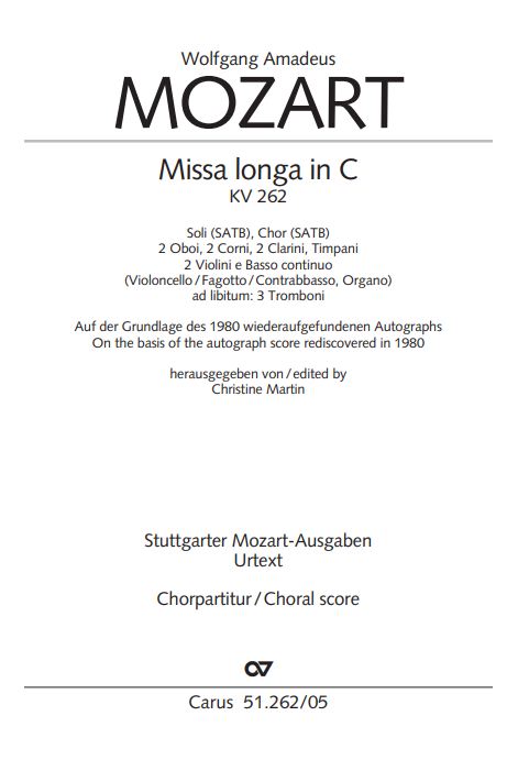 Missa longa in C KV 262