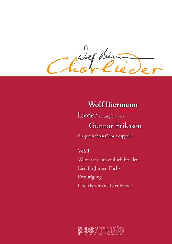 Wolf Biermann - Chorlieder 1