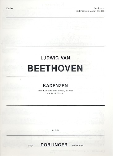 Kadenz zu Mozarts Klavierkonzert d-moll KV 466