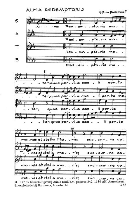 Alma redemptoris mater