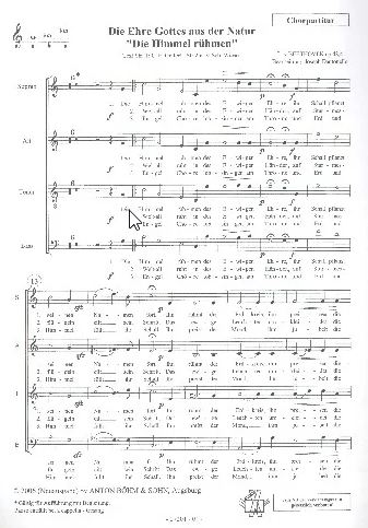 Die Ehre Gottes aus der Natur, op. 48/4, Ausgabe A