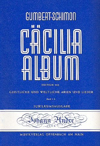 Cäcilia Album, Band 1 hoch