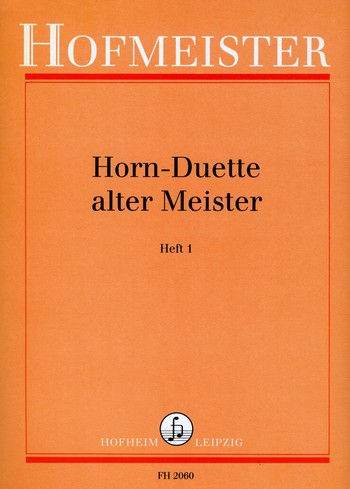 Horn Duette alter Meister Band 1