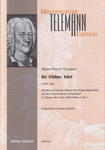 Ihr Völker hört TVWV 1:921