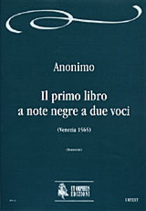 Il primo libro a note negre a due voci