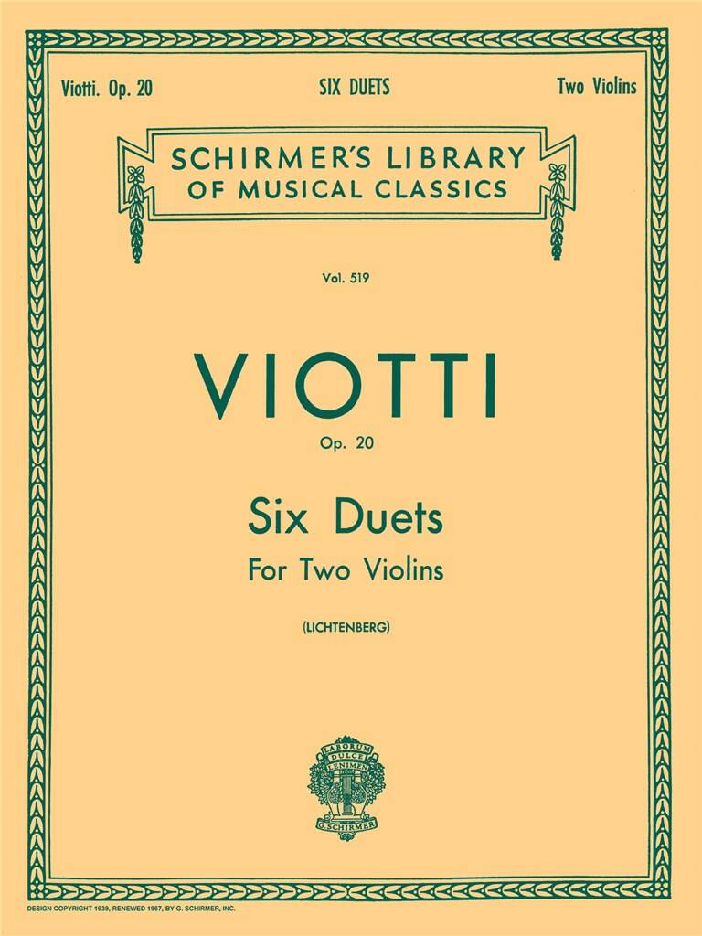 6 Duets op. 20