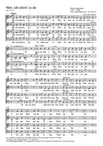 Herr, ich schrei zu dir, op. 53/3