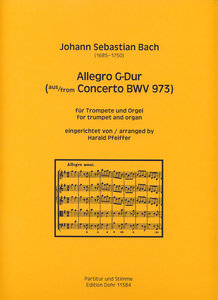Allegro G-Dur (aus Concerto BWV 973)