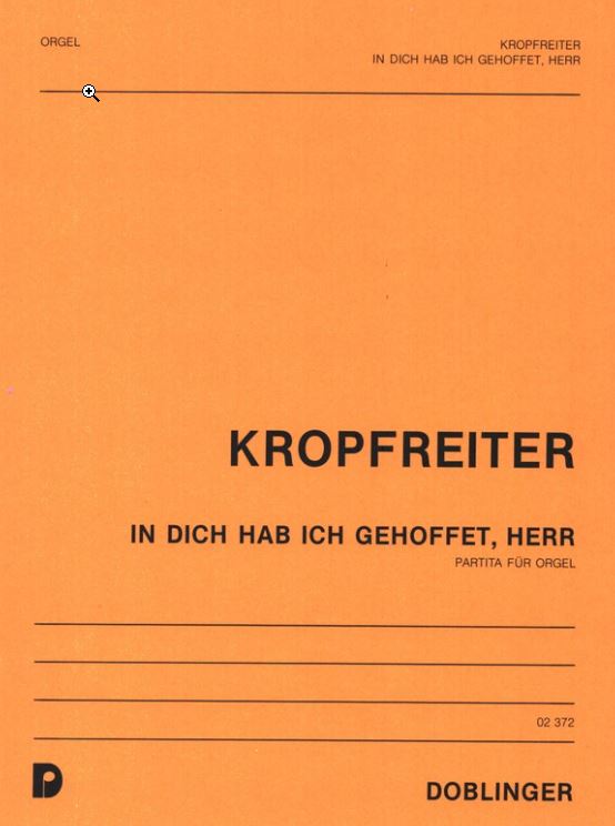 In dich hab ich gehoffet, Herr