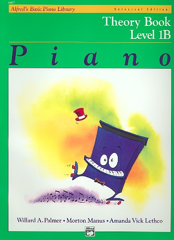 Alfred's Basic Piano Library 1B Theory Book