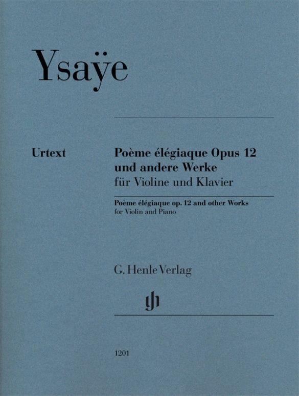 Poeme elegiaque op. 12 und andere Werke für Violine und Klavier