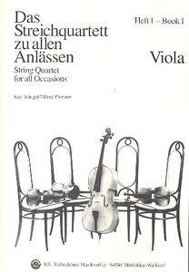 Das Streichquartett zu allen Anlässen Band 1