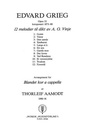 12 Melodier til dikt av A. O. Vinje op. 33