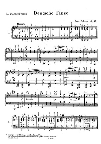 Deutsche Tänze D783