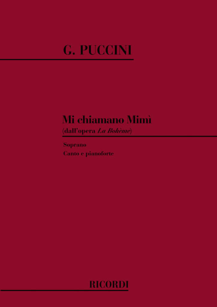 Mi Chiamano Mimi (aus La Boheme)