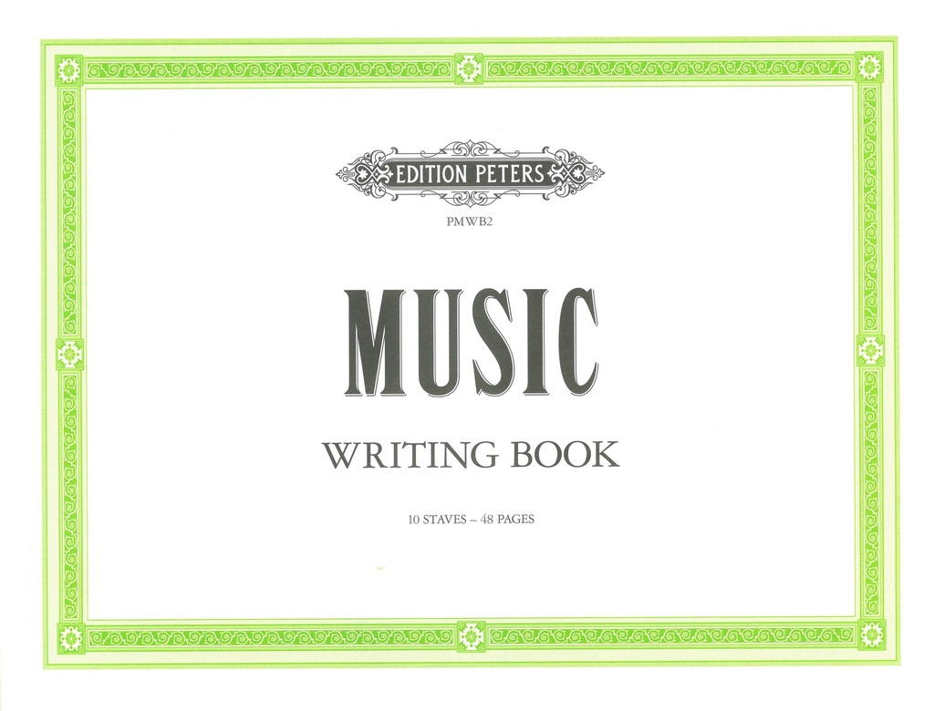 Music Writing Book - Querformat A4