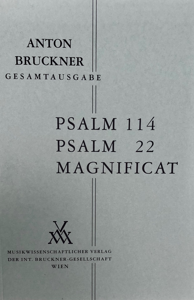 Psalm 114, 22 (1852), Stp., Magnificat (1852)