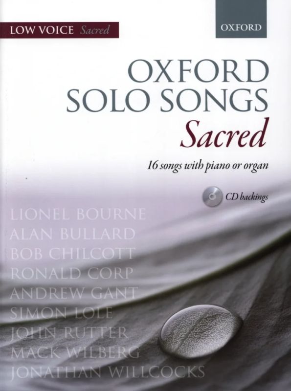 Oxford Solo Songs : Sacred - Low Voice