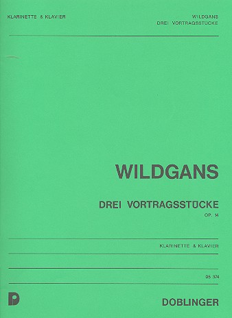 3 Vortragsstücke op. 14