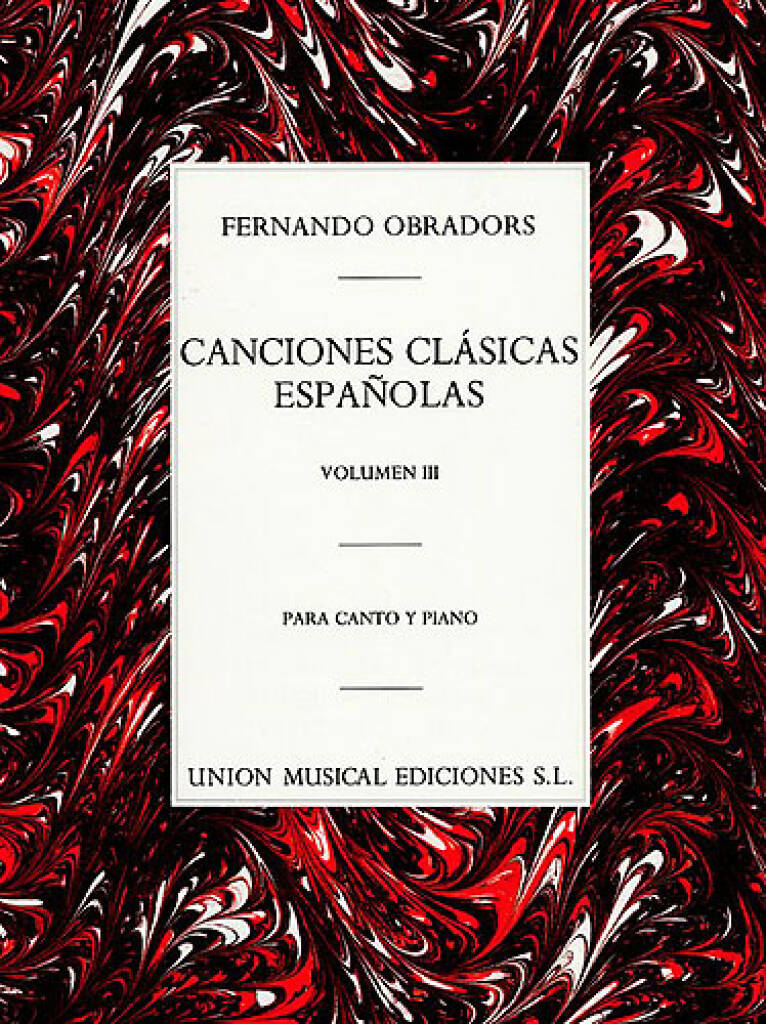 Canciones Clasicas Espanolas Vol. 3
