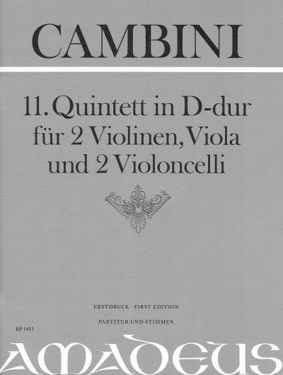11. Quintett D-Dur