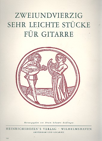 Zweiundvierzig sehr leichte Stücke für Gitarre