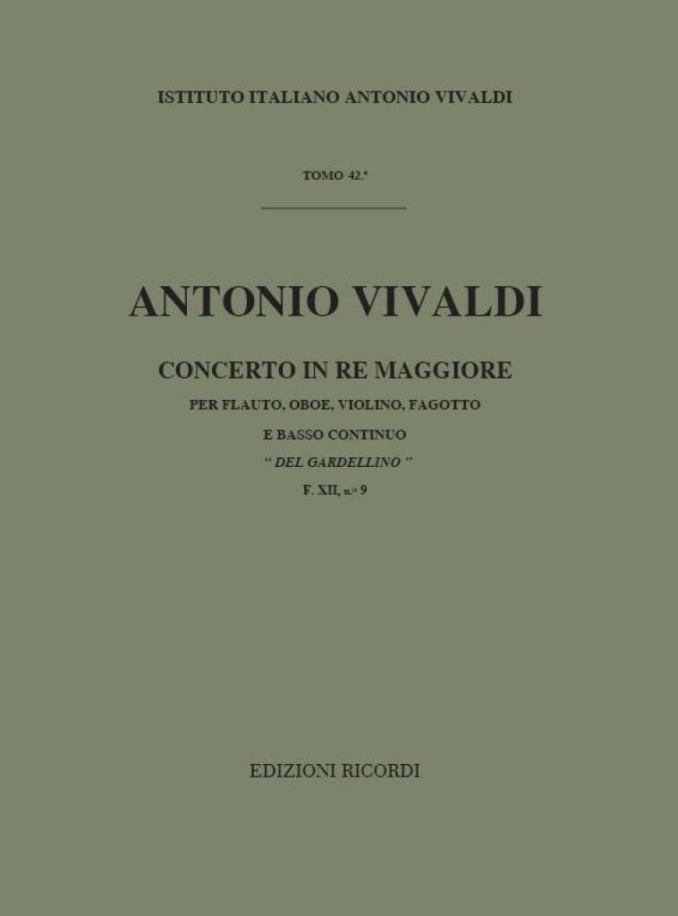Concerto D-Dur RV 90 op. 44 / 15 F 12 / 9 Del Gardellino