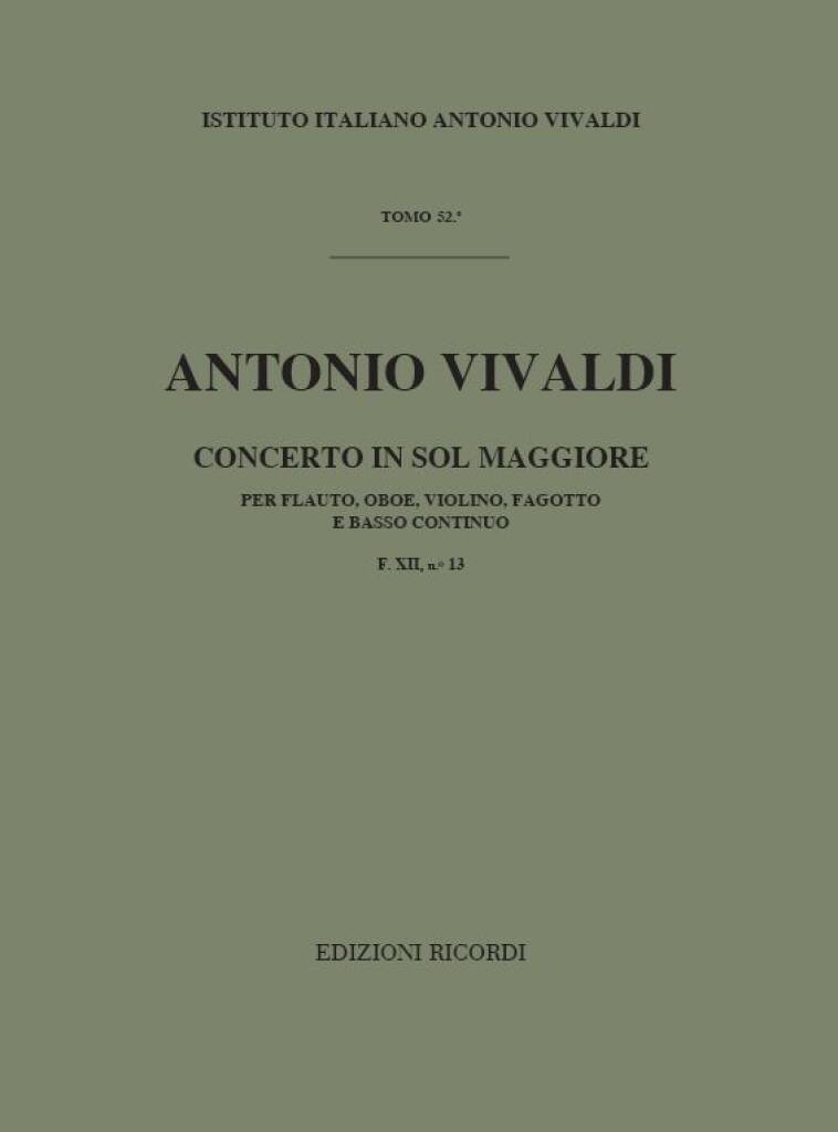 Concerto G-Dur RV 101 F XII / 13 T 52