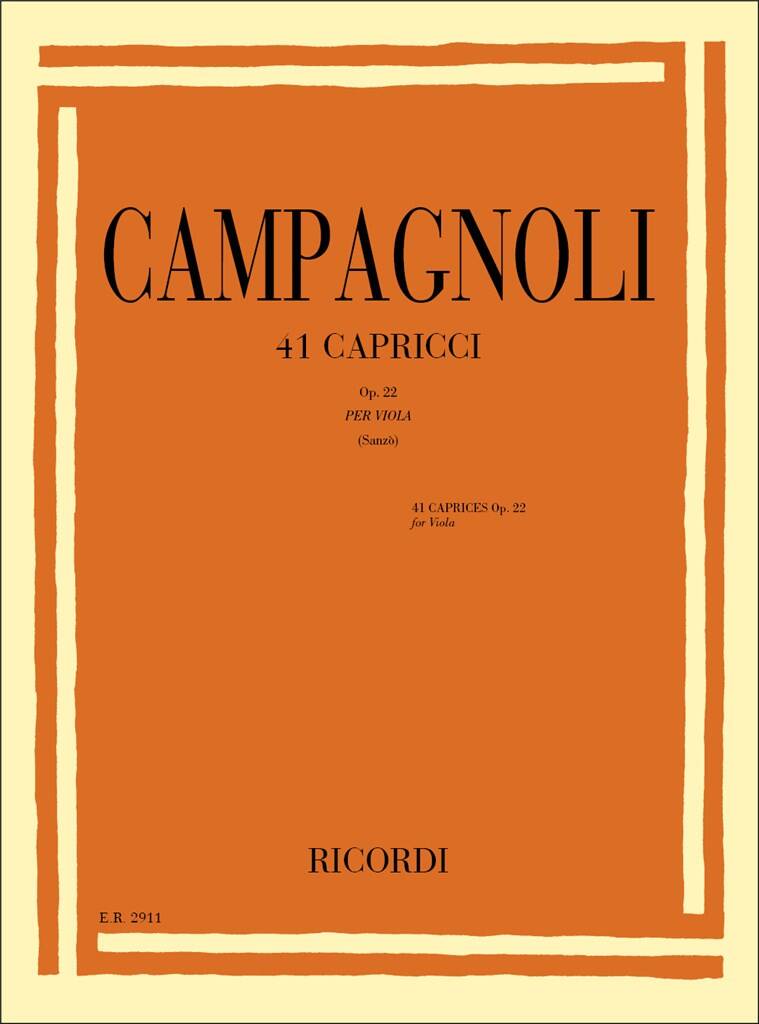 41 Capricci op. 22