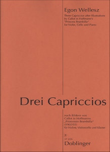 3 Capriccios nach Bildern von Callot in Hoffmanns "Prinzessin Brambilla"