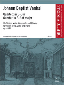 Klavierquartett Nr. 3 B-Dur op. 40 / 3