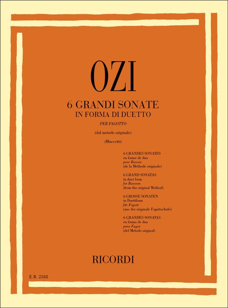 6 Grandi Sonate in forma di duetto