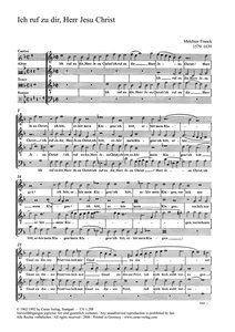 Ich ruf zu dir, Herr Jesu Christ