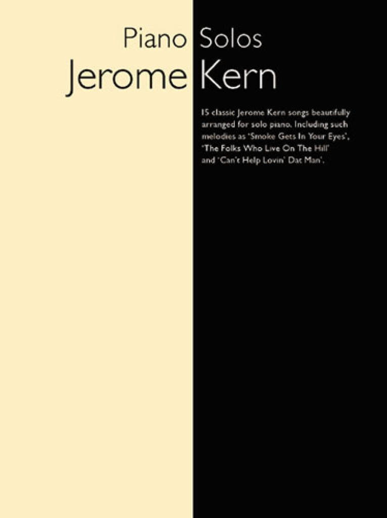 Jerome Kern Piano Solos
