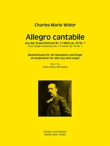 Allegro cantabile aus der "Orgel-Sinfonie Nr. 5 f-moll" op. 42/1