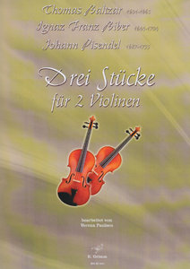 Drei Stücke für 2 Violinen