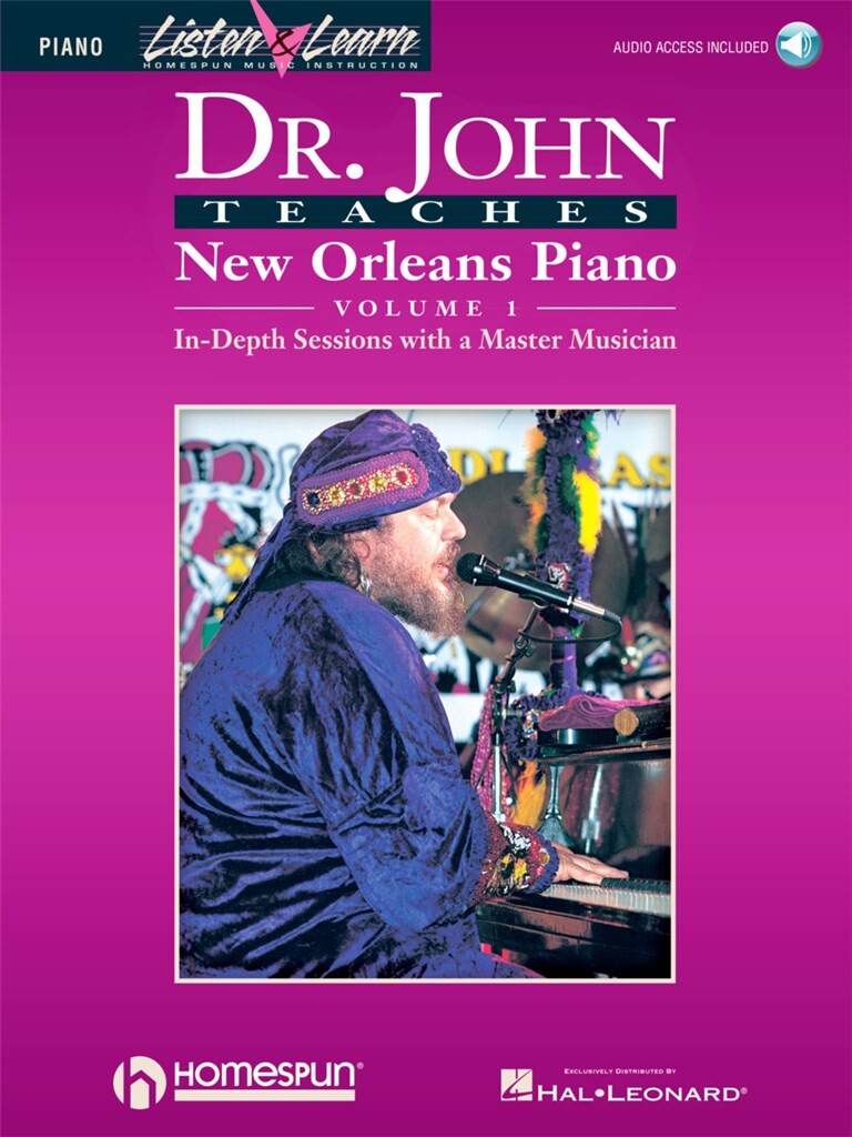 Dr. John teaches New Orleans Piano 1